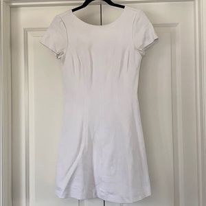 White Banana Republic dress